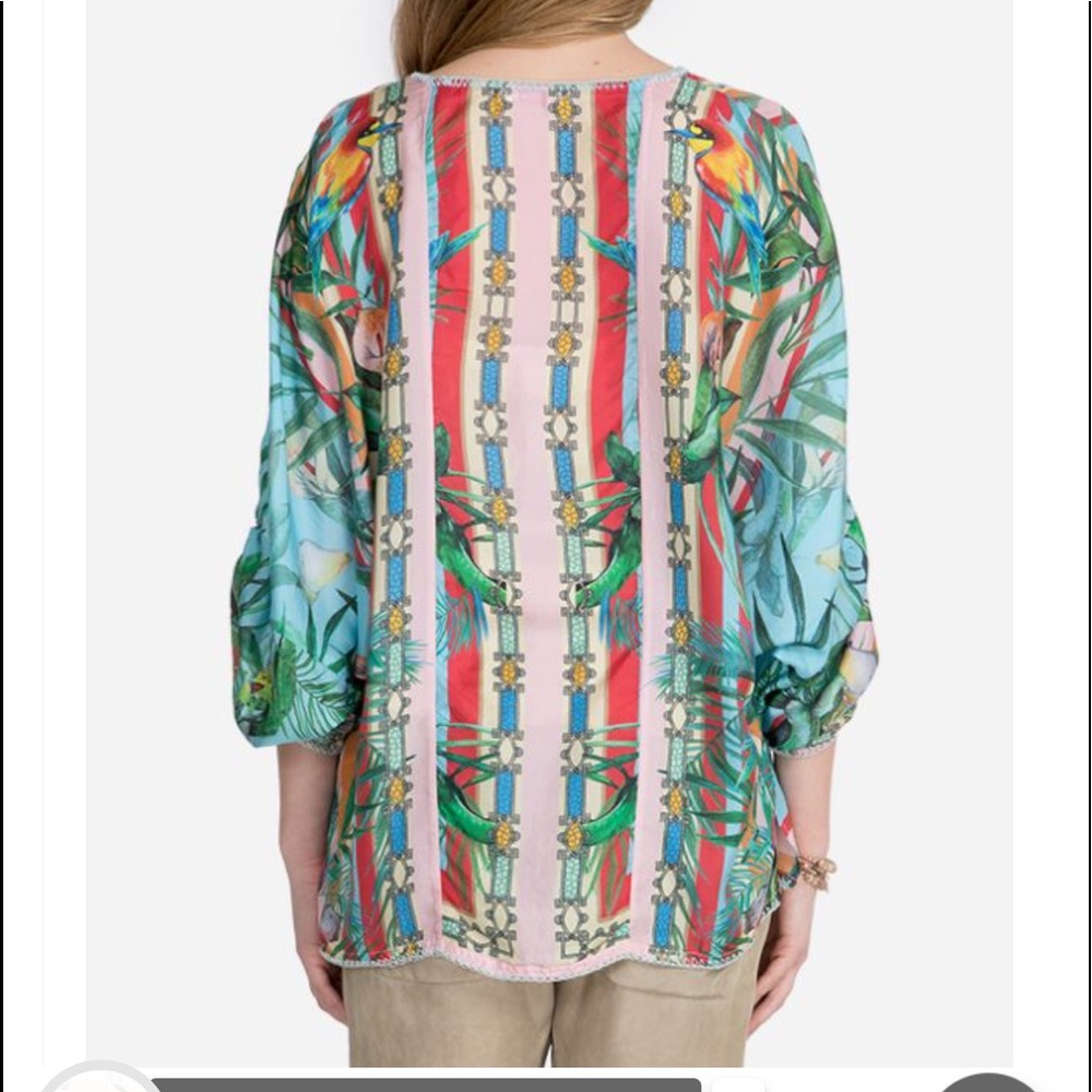 Johnny Was Capri Blouse - Picture 4 of 6